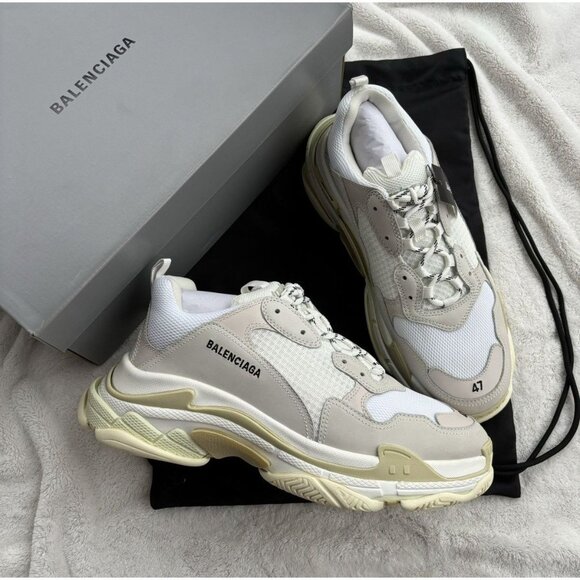 Balenciaga Honeycomb Triple S Sneakers - Picture 1 of 2